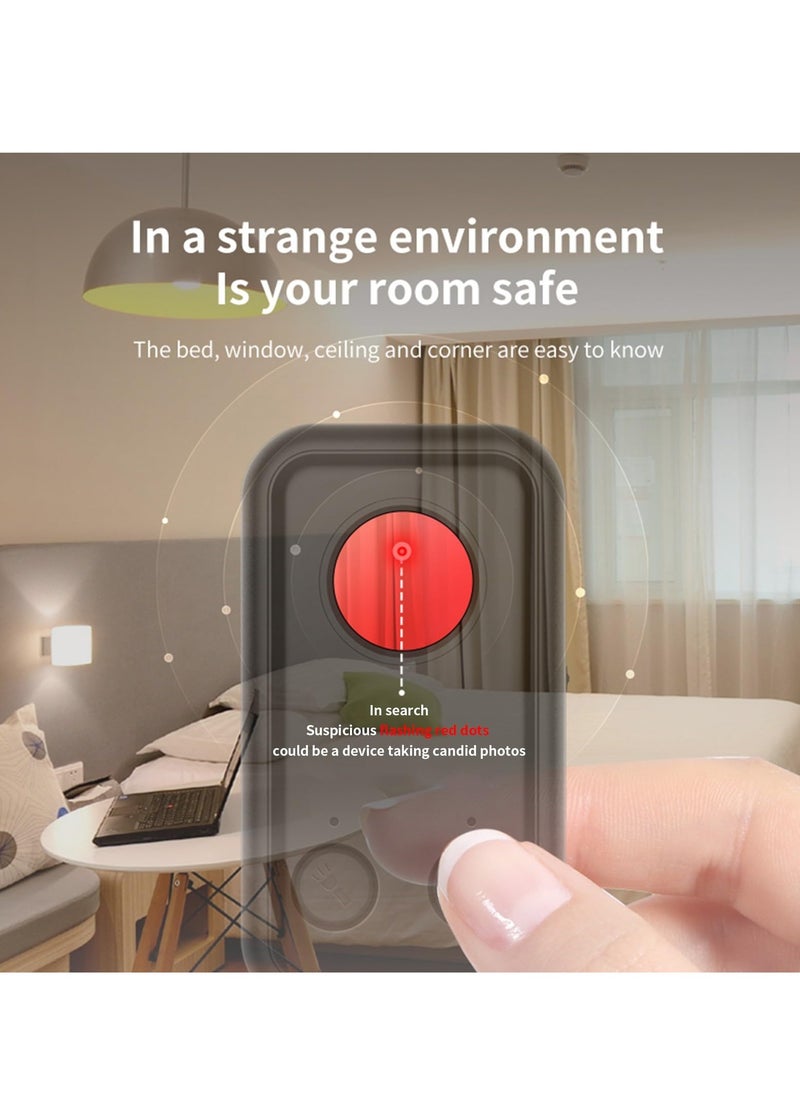SYOSI - Hidden Cameras Detectors, K96 Multifunctional Infrared Detector Hotel Camera Detection, Surveillance, Peeping Scanner, Hotel Room Security Devices, Infrared Camera - Image 1