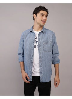 American Eagle AE Denim Button-Up Shirt  - Image 1