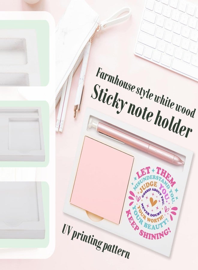 akeke Let Them Gifts, Keep Shining, Self Worth Quotes, Mental Health Matters, Inspirational Motivational Encouragement Self-Stick Note Pad Holders BBY9 - Image 3