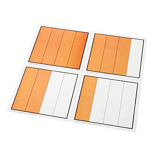 hand2mind Picture Grids for Fractions and Decimals Math Classroom Manipulatives Montessori Math Materials Fraction Manipulatives for Elementary School Math Teacher Supplies Set of 60 - Image 5