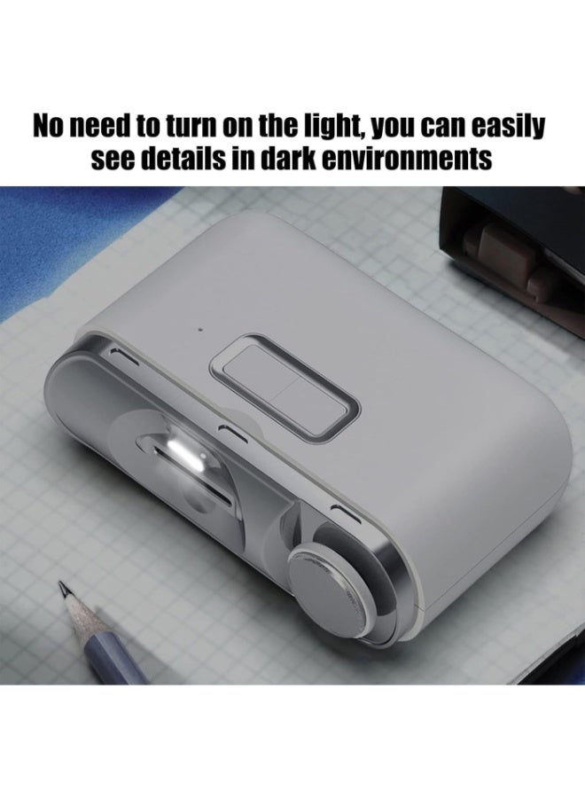 Youque 2 in 1 Rechargeable Electric Nail Clipper/Nail File/Nail Cutter for Elderly Adults, Caregivers, Kids White - Image 4