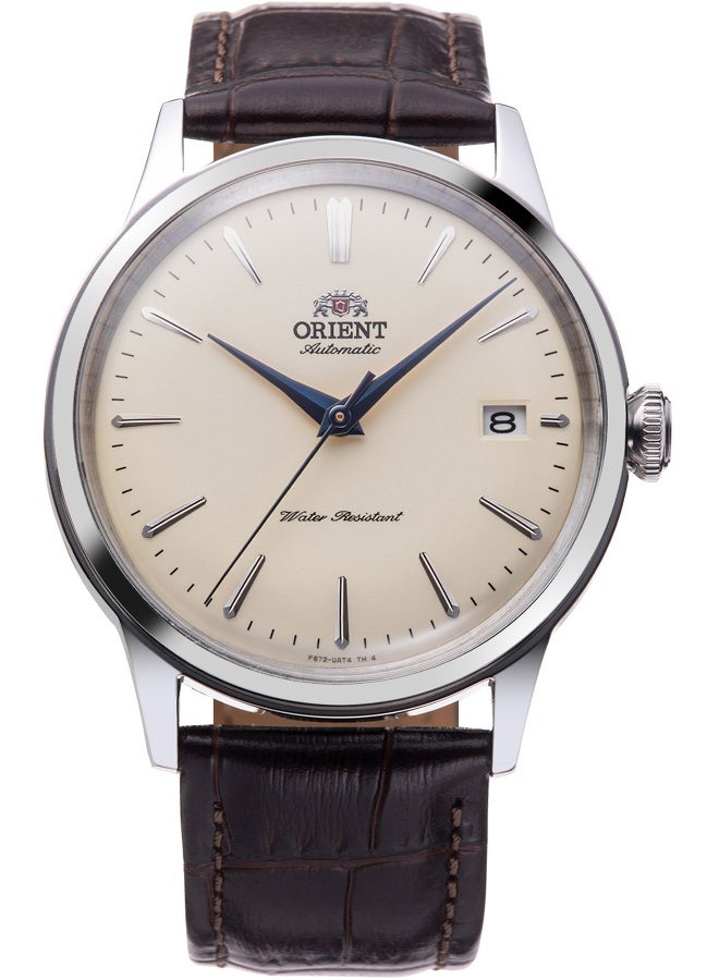 ORIENT Men ORIENT Classic Bambino 38mm RA-AC0M04Y - Leather Male Mechanical 3 hands - Image 1