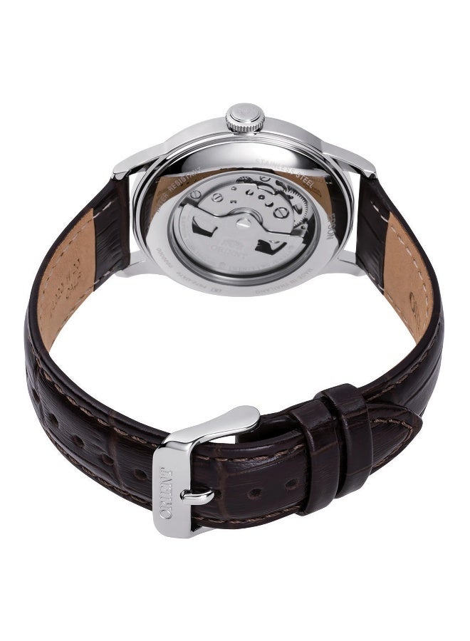 ORIENT Men ORIENT Classic Bambino 38mm RA-AC0M04Y - Leather Male Mechanical 3 hands - Image 2