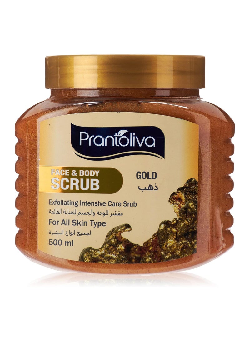 برانتوليفا مقشر الوجه والجسم الذهبي 500 مل
