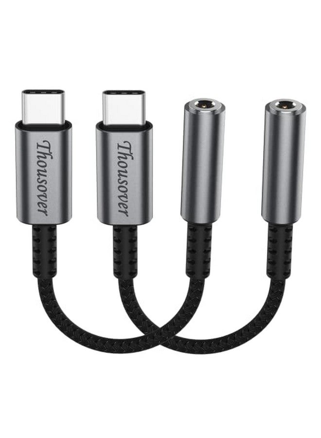 Thousover Usb Type C To 3.5Mm Female Headphone Jack Adapteusb C To Aux Audio Dongle Cable Cord Compatible With Pixel 4 3 2 Xl Samsung Galaxy S22 S21 S20 Ultra S22+ S23 Note 10 S10 S9 Plus Ipad Pro - Image 1