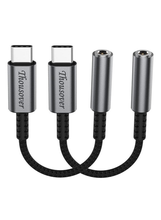 Thousover Usb Type C To 3.5Mm Female Headphone Jack Adapteusb C To Aux Audio Dongle Cable Cord Compatible With Pixel 4 3 2 Xl Samsung Galaxy S22 S21 S20 Ultra S22+ S23 Note 10 S10 S9 Plus Ipad Pro - Image 2