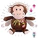 Hopearl Talking Monkey Repeats What You Say Nodding Electric Interactive Animated Toy Speaking Plush Buddy Birthday Festival for Toddlers 65 - Image 3