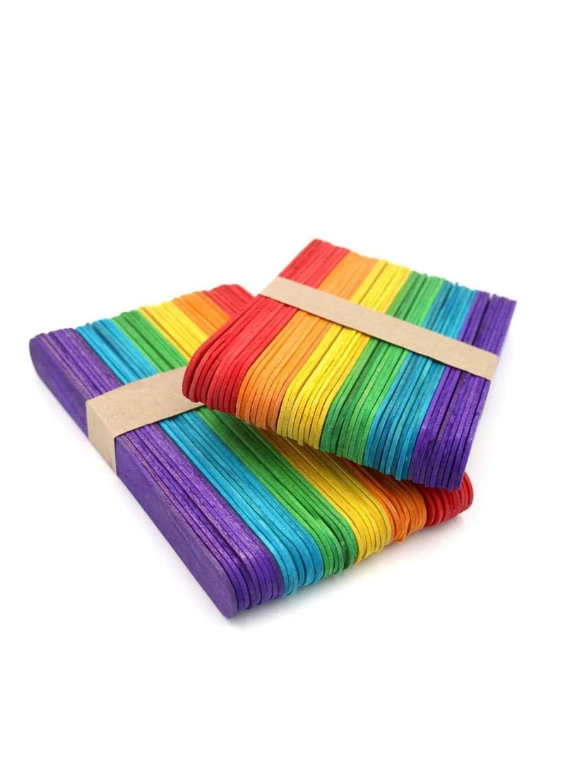 Generic Ice Cream Sticks Craft Sticks, Wooden for DIY Art Crafts Designs - 50pcs - No:M90  - Image 1