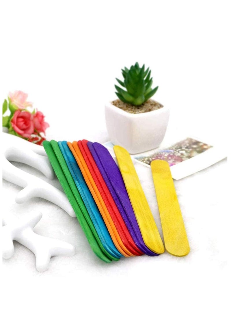 Generic Ice Cream Sticks Craft Sticks, Wooden for DIY Art Crafts Designs - 50pcs - No:M90  - Image 4