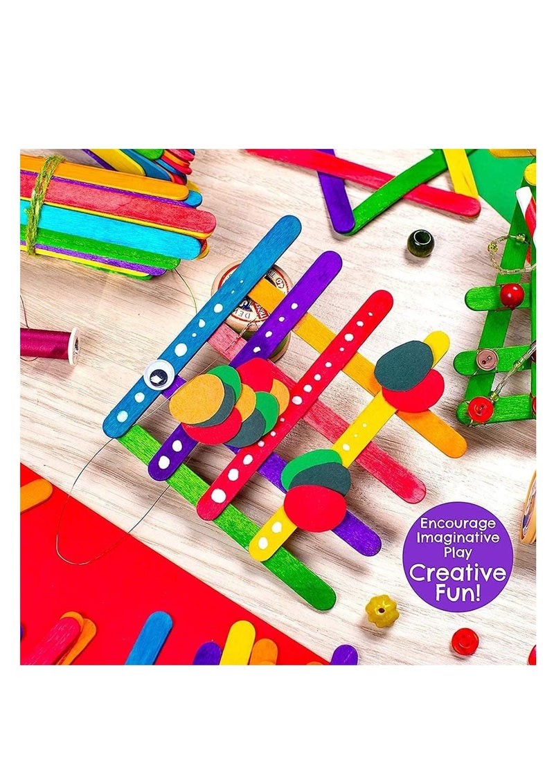 Generic Ice Cream Sticks Craft Sticks, Wooden for DIY Art Crafts Designs - 50pcs - No:M90  - Image 5