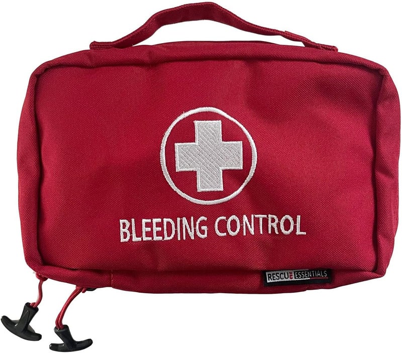 Rescue Essentials Bleeding Control Bag (Clamshell) - Empty (With Cross)