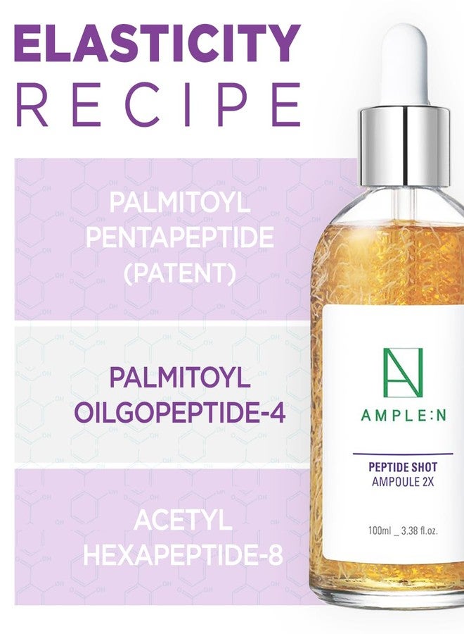 CORÉANA AMPLE:N Peptide Shot 2X Ampoule – Intensive Age Defying Concentrate Face Serum with Peptide Threads – Erasing Wrinkles and Improve Firmness – Lifting Sagging Skin – Hojakdo Tiger Edition, 3.38 fl.oz. - Image 3