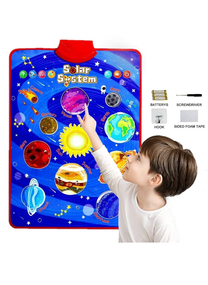 UKR UKR Educational Toys Talking Poster - Solar System Theme | Best Musical Learning Toy for Toddlers and Babies  - Image 2