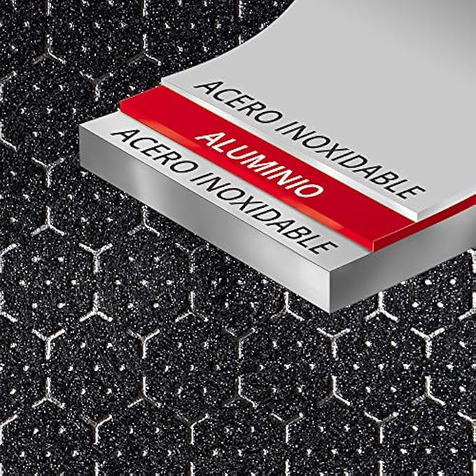 MasterPro HiTech 3 NonStick Coating Pan 28 Cm Stainless Steel Specially For Crepes Triple Coating Kitchen Utensils Suitable For All Hobs - Image 5