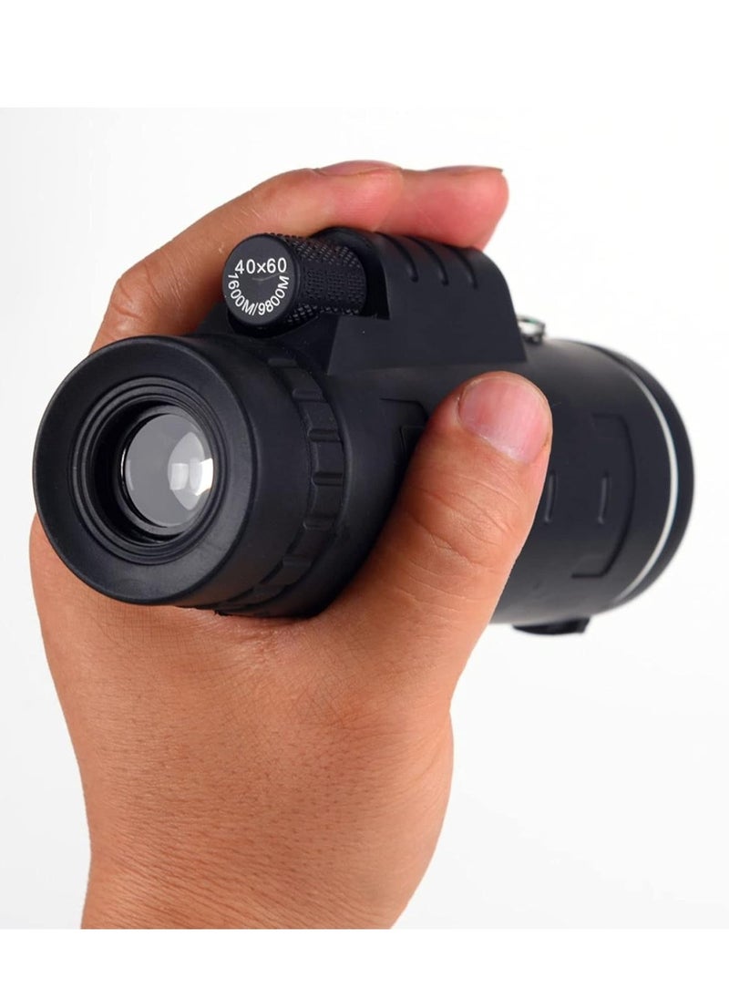 Generic Monocular 40X60 High-Performance, True Magnification 16X Vision Support Mobile Phone Camera Telescope For Bird Watching Hunting Camping little surprise  - Image 5