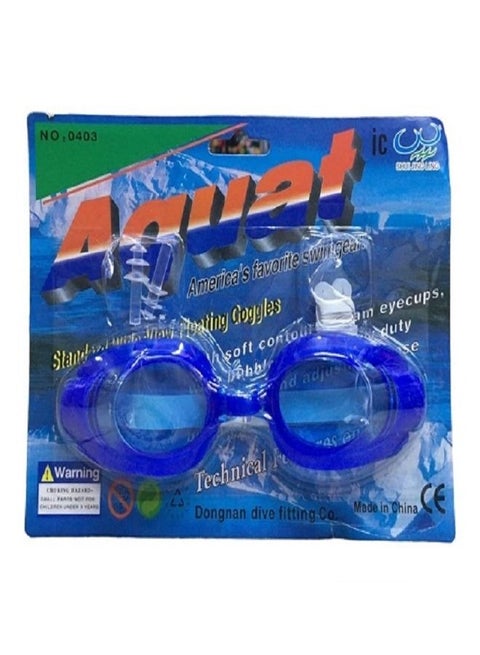 نظارات السباحة للاطفال والمراهقين لون ازرق