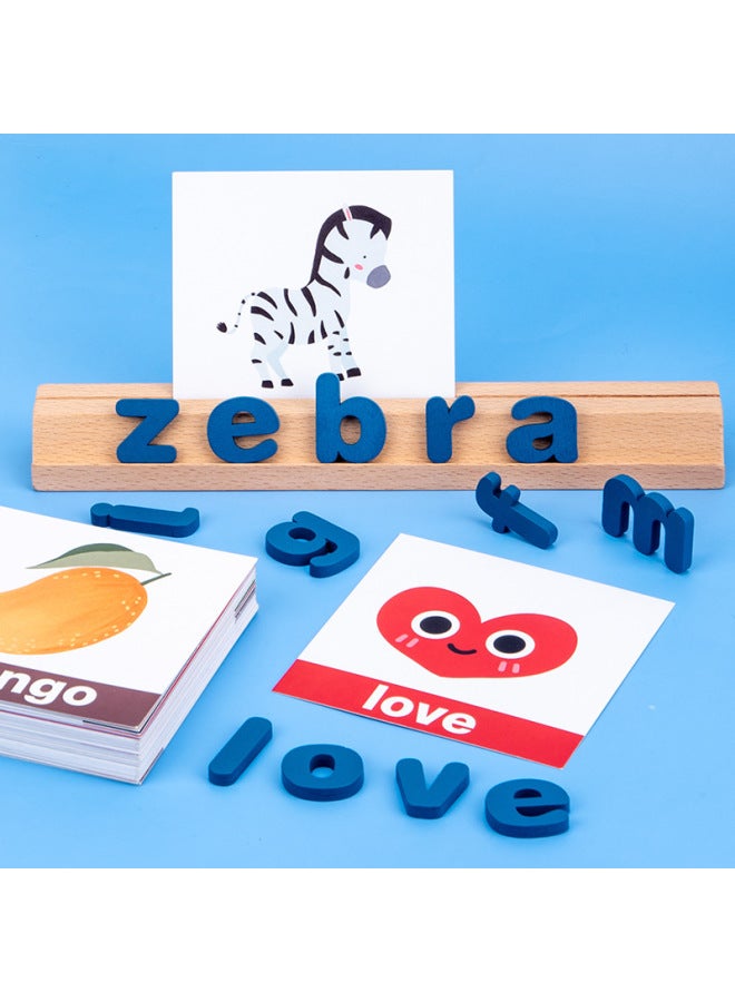 Hot Word Spelling Game English 26-letter Early Childhood Education Cognitive Spelling Practice Figure Reading Early Childhood Education Toys-Color:Spell Word Toy - Image 5
