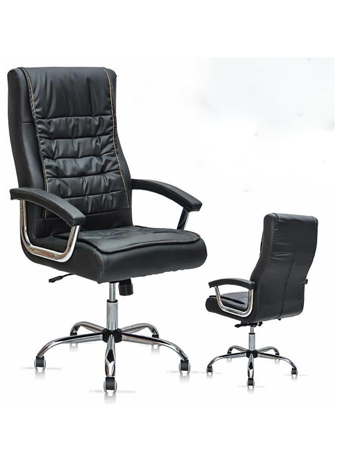 Ergonomic Office Chair Ergonomic Computer Desk Chair For Office And Gaming With Headrest, Back Comfort And Lumbar Support Maf-6741– Black