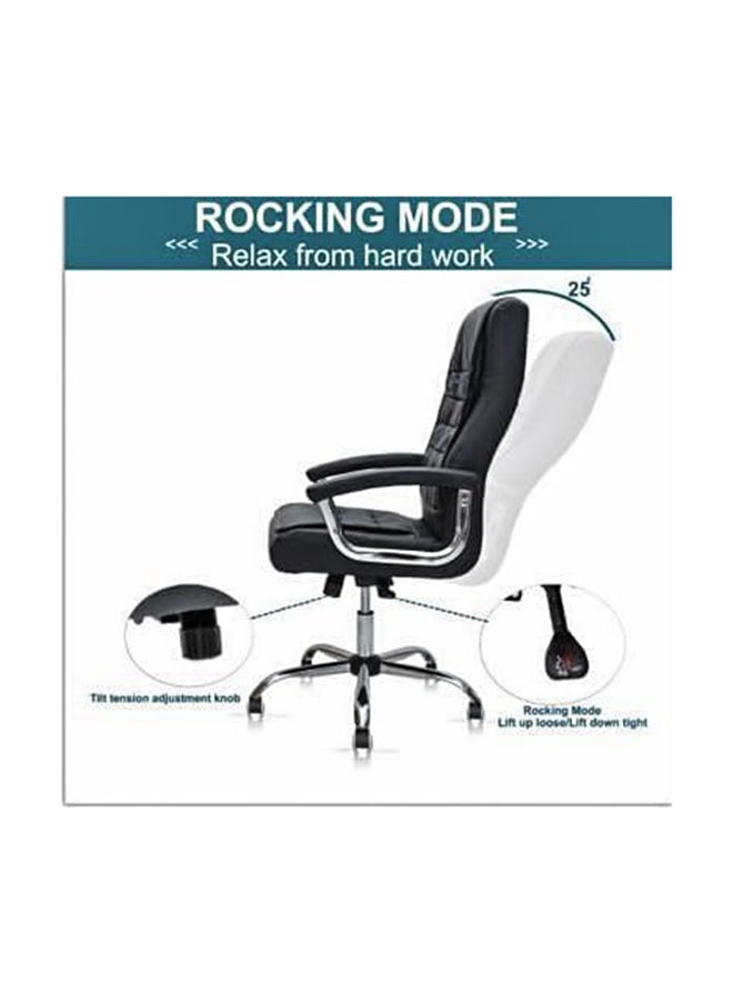 MAF furniture Ergonomic Office Chair Ergonomic Computer Desk Chair For Office And Gaming With Headrest, Back Comfort And Lumbar Support Maf-6741– Black  - Image 3