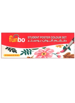 Funbo مجموعة ملصقات طلابية ملونة مكونة من 6 قطع متعددة الألوان  - Image 2