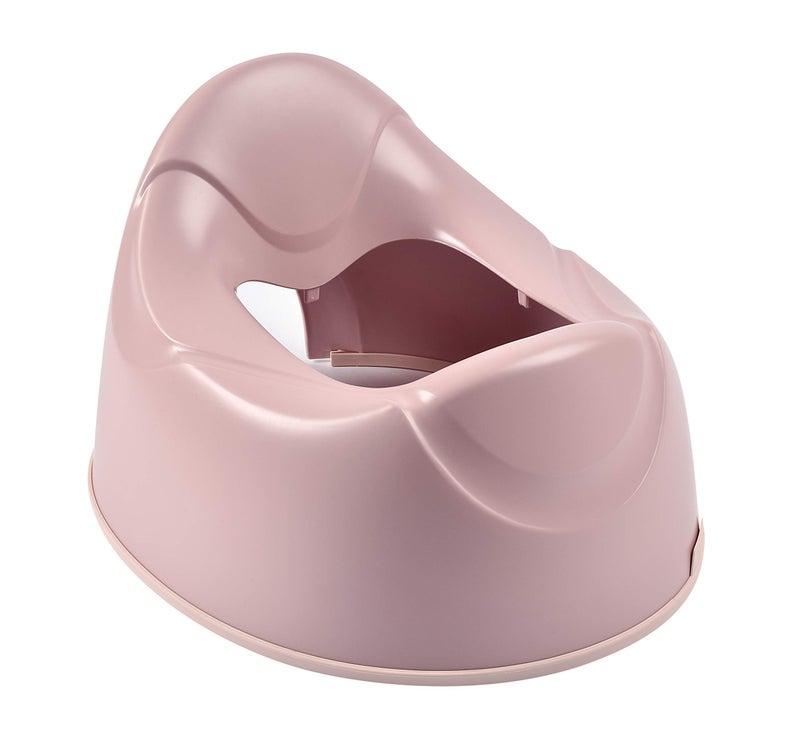 BÉABA - Baby's Training Potty - Ergonomic Baby Potty - Non-slip - Hygienic - Easy care - Handgrips on the seat - Made In France - Pink - Image 2