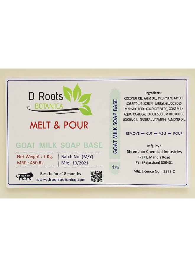 Roots Botanica Goat Milk Melt and Pour Soap Base - Pack of 2 - pzsku/Z71C866AAD9A1CC7F80A8Z/45/_/1737721082/3d2e9f6c-a71a-49b4-9178-e3c4a9ca7480