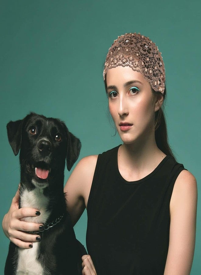 Melodio 3Pcs Lace Headband Set for Women, Wide Floral Pearl Lace Elastic Headband, Women's Fashion Hair Accessory, 3 Colors (Navy, Black, and Coffee) - Image 5