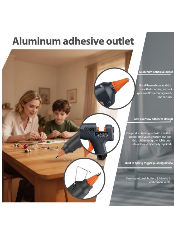 صغيرة الساخنة الغراء بندقية 10pcs الغراء عصا الساخنة الغراء بندقية مجموعة لإصلاح سريع فنان DIY الفن المنزل - Image 5
