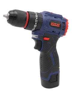 24V 0-450/0-1600 RPM Combi Hammer Drill with 2 Batteries in Kitbox for Metal, Wood & Wall Drilling & Screwdriving/Fastening,