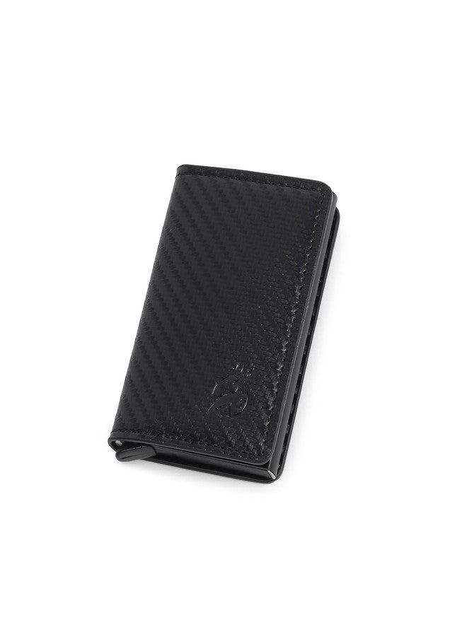 encELade Black RFID Protector Pu,Aluminum ATM/Credit/Debit 6 Slots 2 Cash Slot Men & Women Card Holder - Image 1