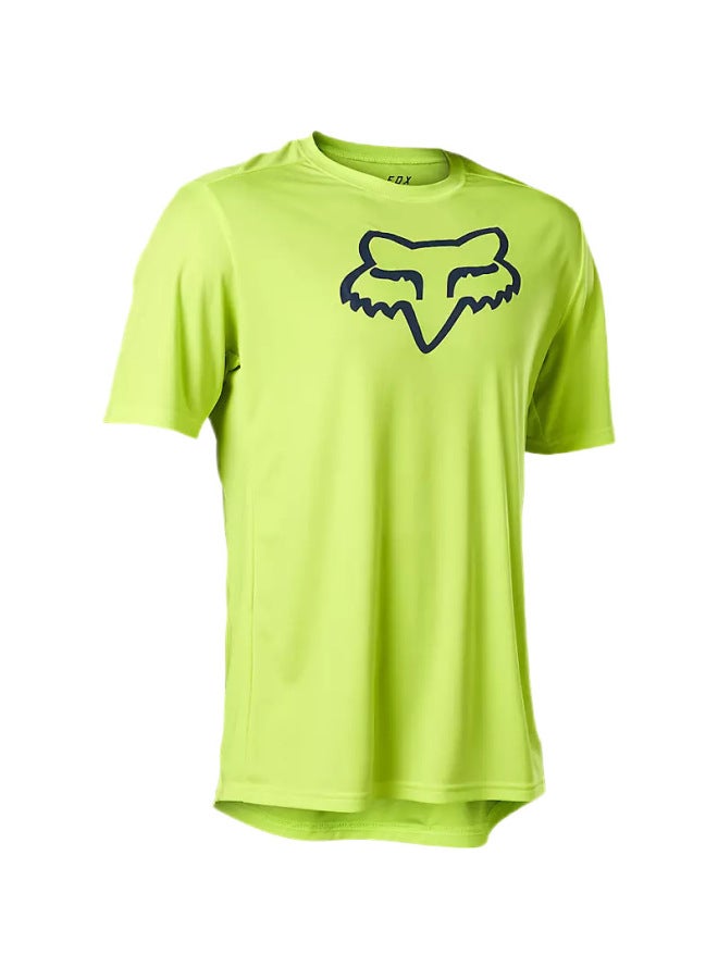 New Fox Fox Head Short Sleeve Men's Downhill Jersey Breathable Mountain Bike Cycling Jersey Off-road Motorcycle Jersey T-shirt