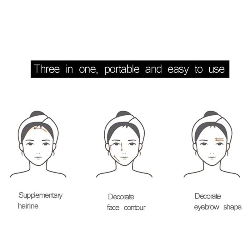 Eyebrow Kit: 3 Brown Shades - Waterproof Long-Lasting Color, Easy-To-Use Essential Tools, Compact Travel-Friendly Brow Shaping Set for On-The-Go Makeup Touch-Ups - Image 3