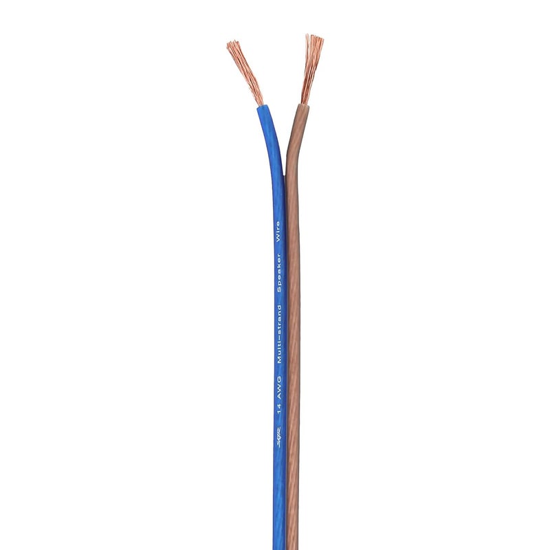 SKAR AUDIO 14 Gauge AWG Audio Speaker Wire - 100 Feet (Blue/Brown) - Image 5