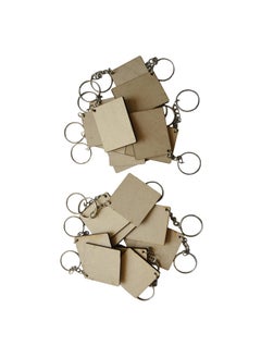 Maitri Maitri Pack of 40 20Rectangle 20Square 2 Shape Key Chains with Ring 50 x 50 mm It is Suitable for All Type of Craft and Painting Activities Mandala Art MDF Suitable for Decoupage 