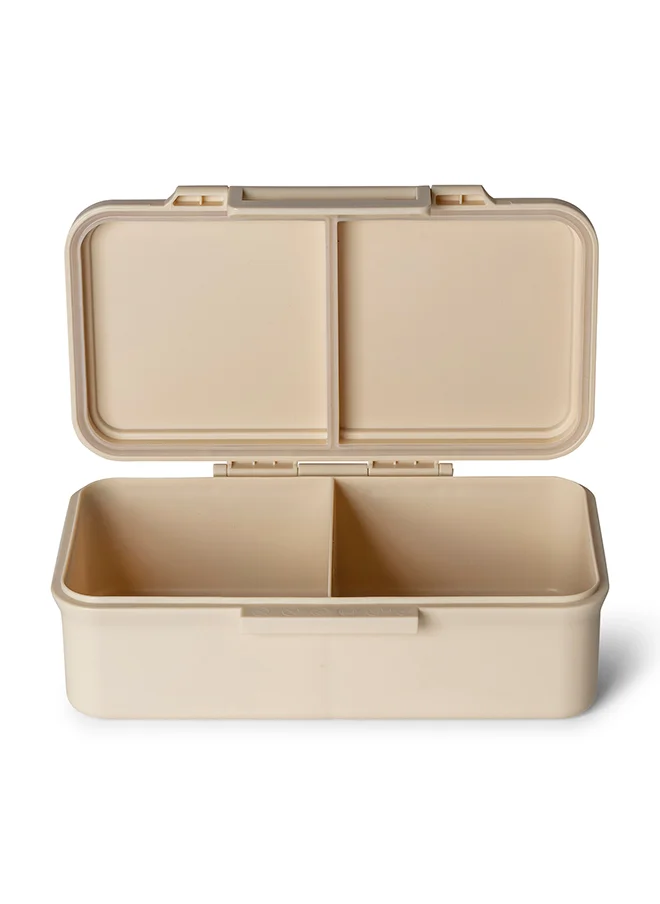 Citron Rectangle Lunchbox With 2 Compartments For Kids, Leak Proof And Bpa Free Lunch Box For Kids - Ballerina