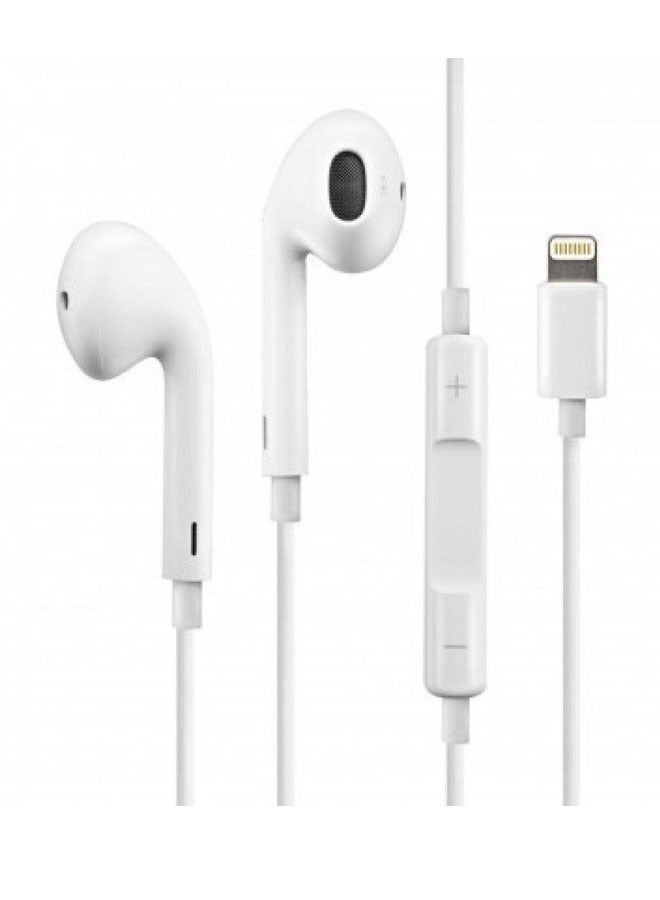 High-Quality Wired Earphones with Lightning Connector
