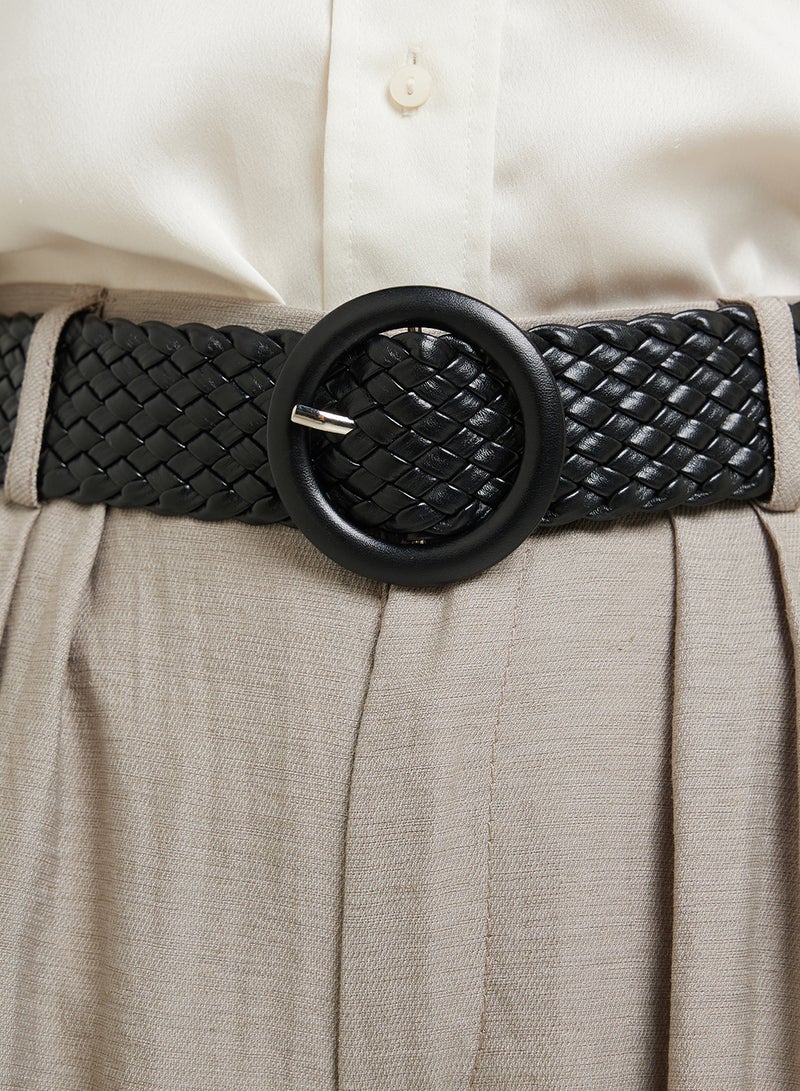 Ginger Round Buckle Woven Belt  - Image 4
