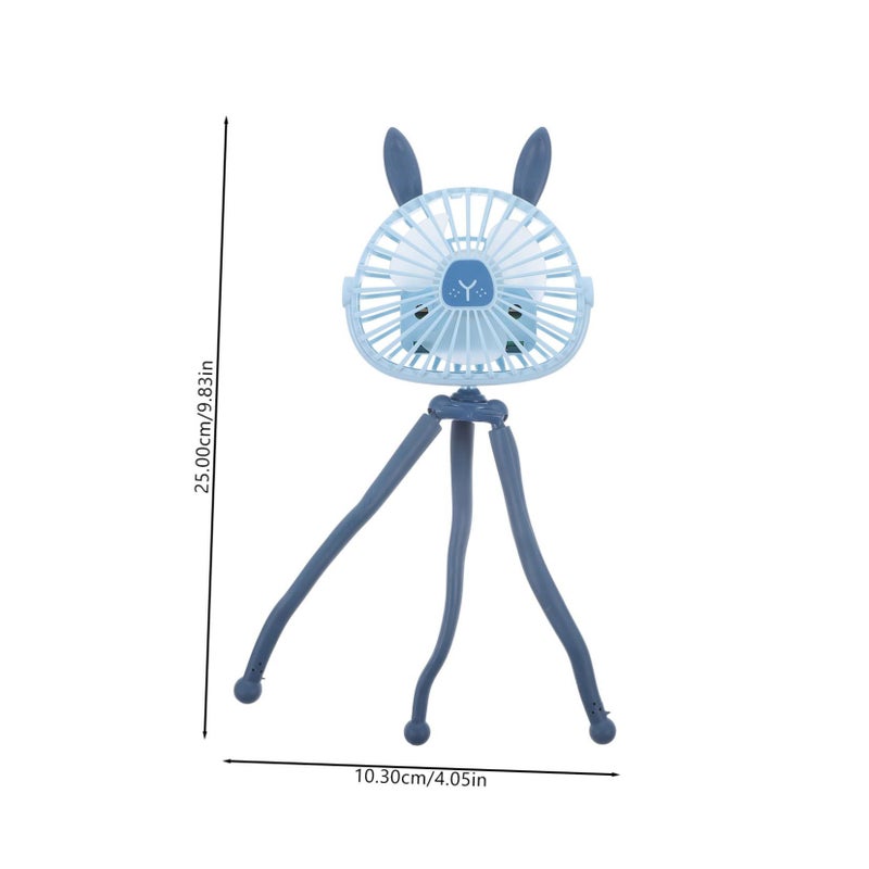 Portable Stroller Fan Clip Flex Tripod Black for Crib Car Seat Outdoor Use - Image 3