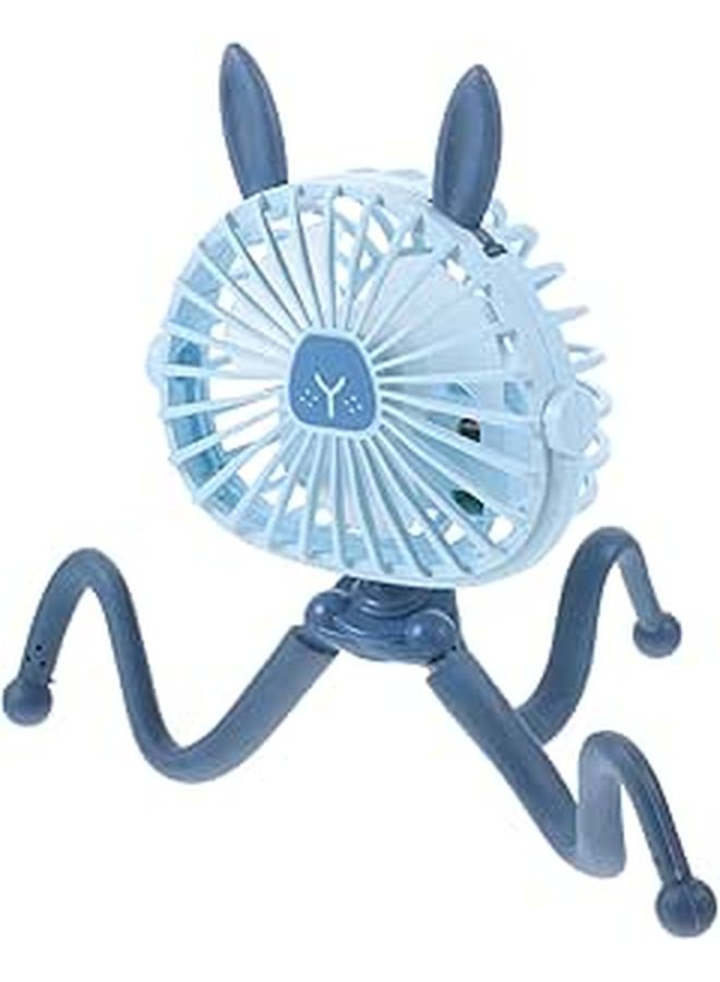 Portable Stroller Fan Clip Flex Tripod Black for Crib Car Seat Outdoor Use - Image 1