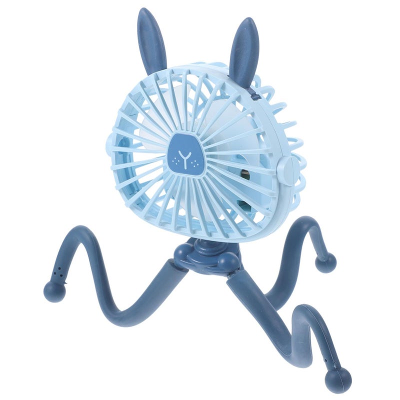 Portable Stroller Fan Clip Flex Tripod Black for Crib Car Seat Outdoor Use - Image 2