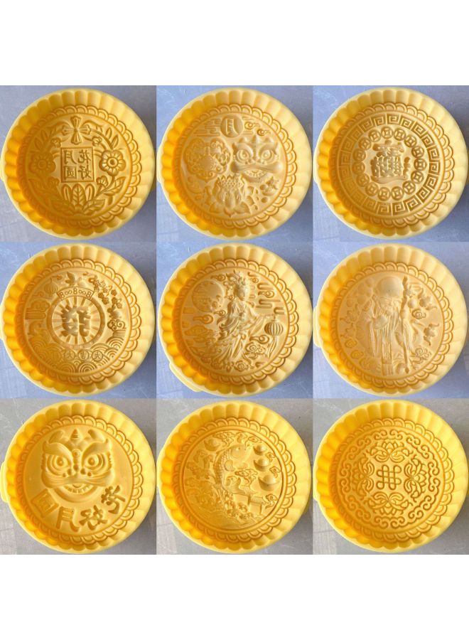 Hongyin Products Within 1kg 600g Round Adjustable Height Thickness Hand Pressure Big Moon Cake Cheese Skin Tofu-Specifications:600g Unlimited Hair-Color:Yellow - Image 2