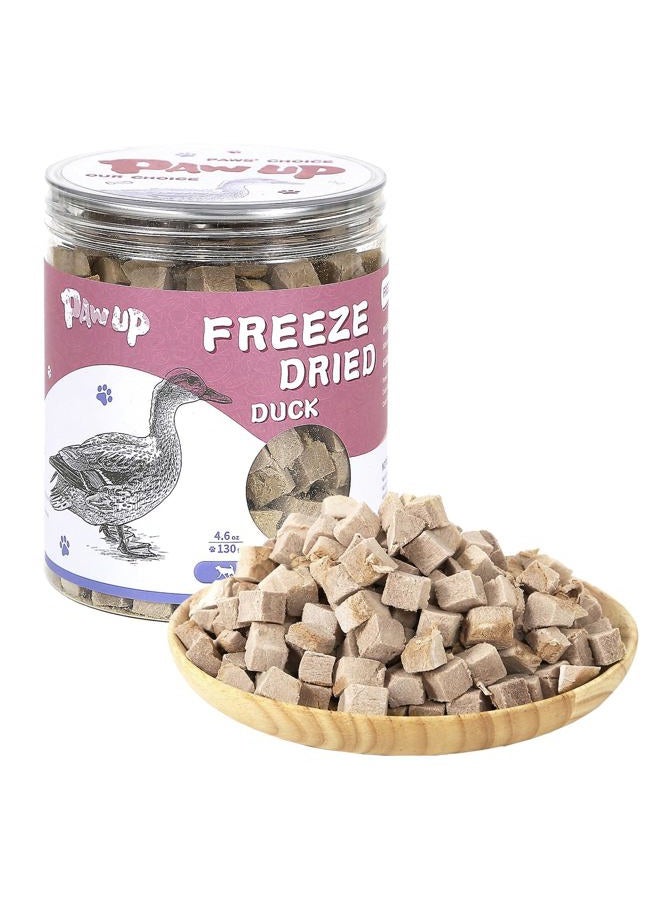 PAWUP Freeze Dried Duck Treats for Cats Dogs, Rawhide Free Freeze-Dried Raw Food Topper, High Protein, Gluten&Grain Free, 4.6oz - Image 1