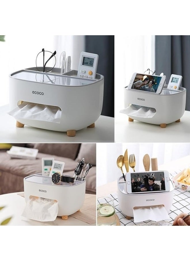 ecoco Multifunctional Tissue Box Cover & Tools Holder  - Image 4