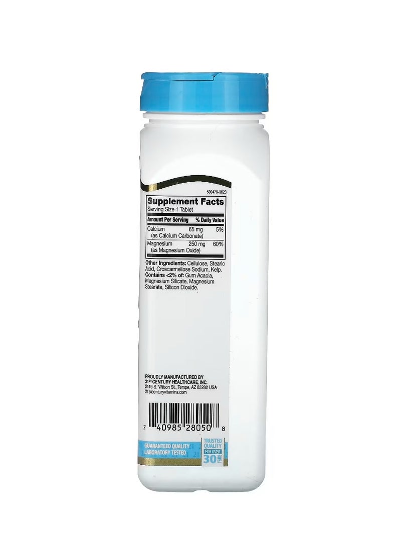 21st Century Magnesium 250 Mg 250 Tablets - Image 2