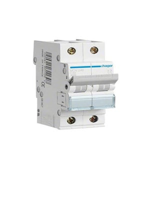HAGER Miniature circuit breaker double pole 40A 6KA DP MCB TYPE C MCN240 - pzsku/Z71C8F44B434396DD91C9Z/45/_/1668763078/aefa34fd-9fd8-4b78-9560-eb293720ae46