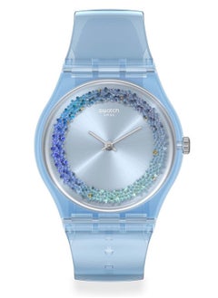 Swatch ساعة يد نسائية مقاومة للماء من Azzura بحركة كوارتز - 41 مم  - Image 2