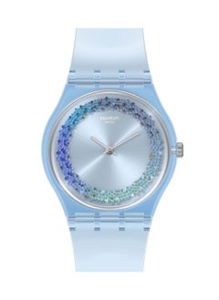 Swatch ساعة يد نسائية مقاومة للماء من Azzura بحركة كوارتز - 41 مم  - Image 1