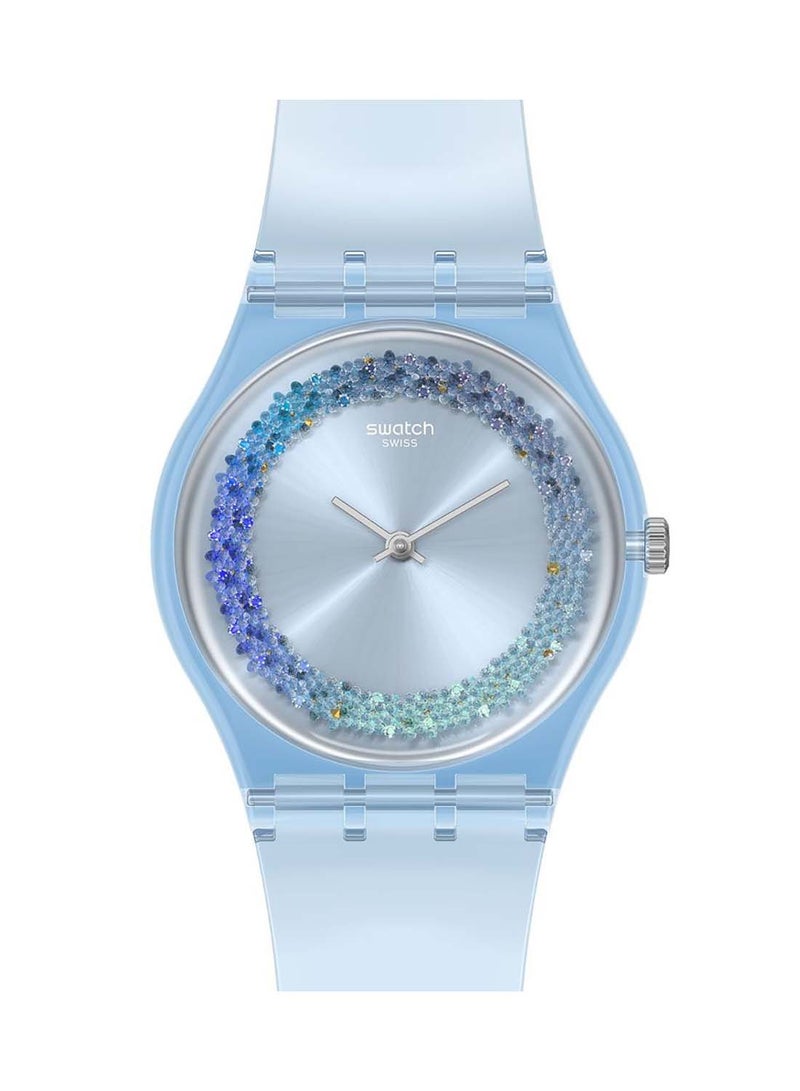 Swatch ساعة يد نسائية مقاومة للماء من Azzura بحركة كوارتز - 41 مم - Image 1