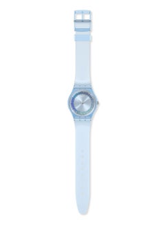 Swatch ساعة يد نسائية مقاومة للماء من Azzura بحركة كوارتز - 41 مم  - Image 3