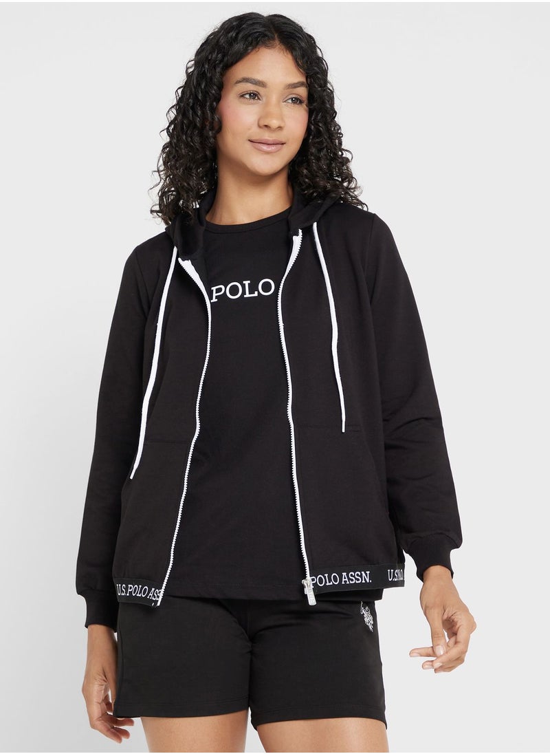 U.S. Polo Assn. - Zip Through Hoodie - Image 1